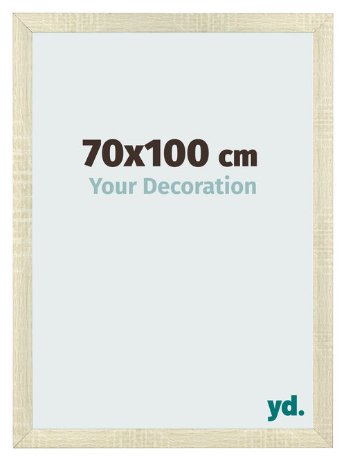 Bilderrahmen 70x100cm Sonoma Eiche MDF Pisa Vorne Messe | Yourdecoration.de