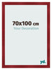 Bilderrahmen 70x100cm Weinrot Gewischt MDF Pisa Vorne Messe | Yourdecoration.de