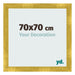 Bilderrahmen 70x70cm Gold Vintage MDF Pisa Vorne Messe | Yourdecoration.de