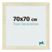 Bilderrahmen 70x70cm Sonoma Eiche MDF Pisa Vorne Messe | Yourdecoration.de