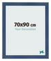 Bilderrahmen 70x90cm Dunkelblau Gewischt MDF Pisa Vorne Messe | Yourdecoration.de