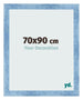 Bilderrahmen 70x90cm Hellblau Gewischt MDF Pisa Vorne Messe | Yourdecoration.de