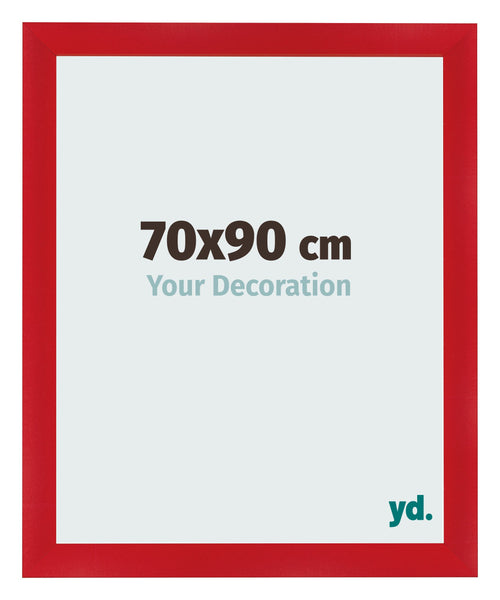 Bilderrahmen 70x90cm Rot MDF Pisa Vorne Messe | Yourdecoration.de