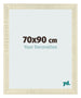Bilderrahmen 70x90cm Sonoma Eiche MDF Pisa Vorne Messe | Yourdecoration.de