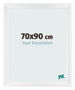 Bilderrahmen 70x90cm Weiß Vintage MDF Pisa Vorne Messe | Yourdecoration.de