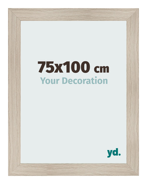 Bilderrahmen 75x100cm Eiche Rustikal MDF Pisa Vorne Messe | Yourdecoration.de