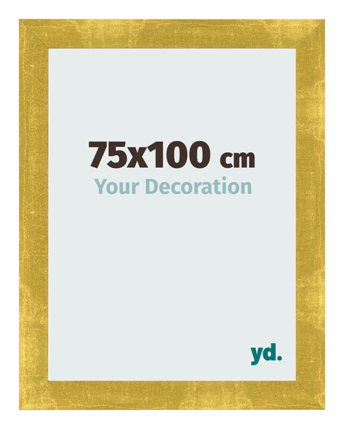 Bilderrahmen 75x100cm Gold Vintage MDF Pisa Vorne Messe | Yourdecoration.de