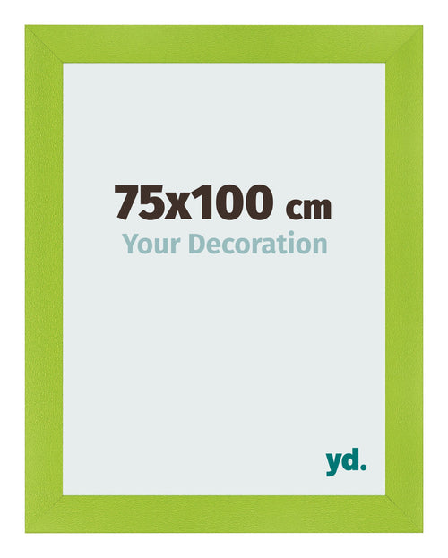 Bilderrahmen 75x100cm Grün MDF Pisa Vorne Messe | Yourdecoration.de