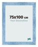 Bilderrahmen 75x100cm Hellblau Gewischt MDF Pisa Vorne Messe | Yourdecoration.de