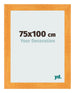 Bilderrahmen 75x100cm Orange MDF Pisa Vorne Messe | Yourdecoration.de