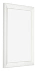 Bilderrahmen 75x100cm Weiß Vintage MDF Pisa Vorne Schrag | Yourdecoration.de