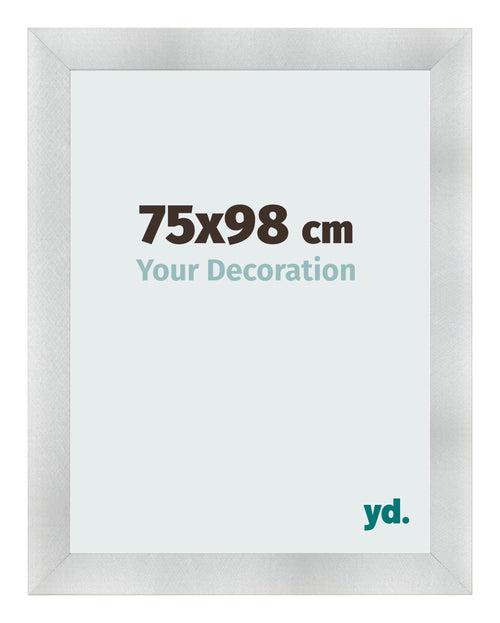 Bilderrahmen 75x98cm Aluminium Gebürstet MDF Pisa Vorne Messe | Yourdecoration.de
