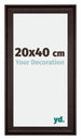 Birmingham Holz Bilderrahmen 20x40cm Braun Vorne Messe | Yourdecoration.de