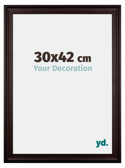 Birmingham Holz Bilderrahmen 30x42cm Braun Vorne Messe | Yourdecoration.de