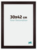 Birmingham Holz Bilderrahmen 30x42cm Braun Vorne Messe | Yourdecoration.de