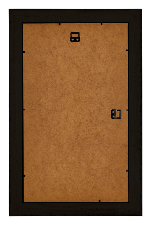 Birmingham Holz Bilderrahmen 30x50cm Schwarz Silber Poliert Ruckseite | Yourdecoration.de