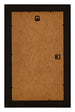 Birmingham Holz Bilderrahmen 30x50cm Schwarz Silber Poliert Ruckseite | Yourdecoration.de