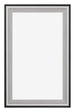 Birmingham Holz Bilderrahmen 30x50cm Schwarz Silber Poliert Vorne | Yourdecoration.de