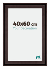 Birmingham Holz Bilderrahmen 40x60cm Braun Vorne Messe | Yourdecoration.de