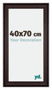 Birmingham Holz Bilderrahmen 40x70cm Braun Vorne Messe | Yourdecoration.de