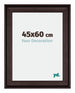 Birmingham Holz Bilderrahmen 45x60cm Braun Vorne Messe | Yourdecoration.de