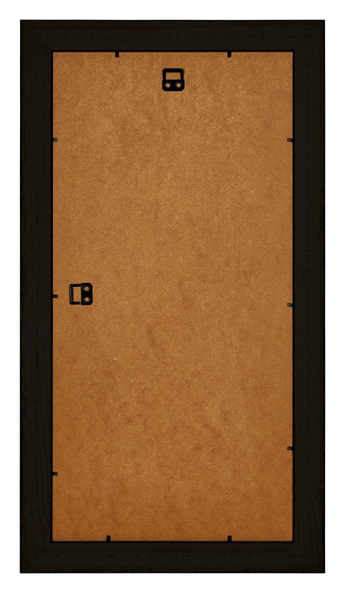 Birmingham Holz Bilderrahmen 45x80cm Schwarz Silber Poliert Ruckseite | Yourdecoration.de