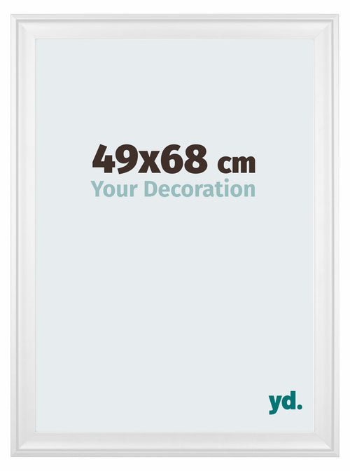 Birmingham Holz Bilderrahmen 49x68cm Weiss Vorne Messe | Yourdecoration.de