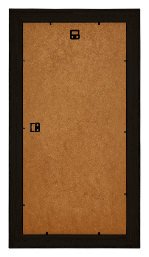 Birmingham Holz Bilderrahmen 50x100cm Schwarz Silber Poliert Ruckseite | Yourdecoration.de