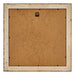 Birmingham Holz Bilderrahmen 50x50cm Braun Ruckseite | Yourdecoration.de