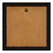 Birmingham Holz Bilderrahmen 50x50cm Schwarz Silber Poliert Ruckseite | Yourdecoration.de