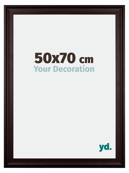 Birmingham Holz Bilderrahmen 50x70cm Braun Vorne Messe | Yourdecoration.de