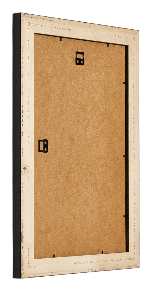 Birmingham Holz Bilderrahmen 50x75cm Schwarz Ruckseite Schrag | Yourdecoration.de