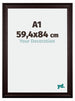 Birmingham Holz Bilderrahmen 59 4x84cm A1 Braun Vorne Messe | Yourdecoration.de