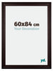 Birmingham Holz Bilderrahmen 60x84cm Braun Vorne Messe | Yourdecoration.de