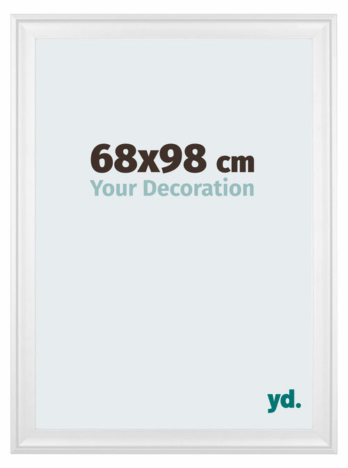 Birmingham Holz Bilderrahmen 68x98cm Weiss Vorne Messe | Yourdecoration.de