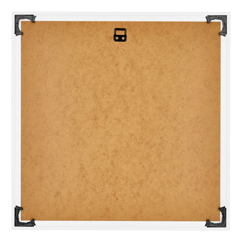 Bordeaux Kunststoff Bilderrahmen 20x20cm Weiss Hochglanz Ruckseite | Yourdecoration.de