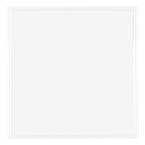 Bordeaux Kunststoff Bilderrahmen 20x20cm Weiss Hochglanz Vorne | Yourdecoration.de