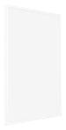 Bordeaux Kunststoff Bilderrahmen 28x35cm Weiss Hochglanz Vorne Schrag | Yourdecoration.de