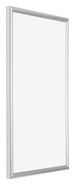 Bordeaux Kunststoff Bilderrahmen 30x50cm Silber Vorne Schrag | Yourdecoration.de