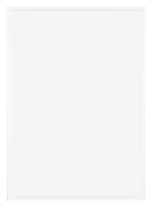 Bordeaux Kunststoff Bilderrahmen 35x50cm Weiss Hochglanz Vorne | Yourdecoration.de