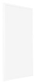 Bordeaux Kunststoff Bilderrahmen 40x60cm Weiss Hochglanz Vorne Schrag | Yourdecoration.de