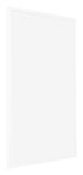 Bordeaux Kunststoff Bilderrahmen 45x60cm Weiss Hochglanz Vorne Schrag | Yourdecoration.de