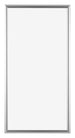 Bordeaux Kunststoff Bilderrahmen 45x80cm Silber Vorne | Yourdecoration.de