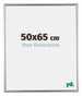 Bordeaux Kunststoff Bilderrahmen 50x65cm Silber Vorne Messe | Yourdecoration.de