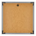 Bordeaux Kunststoff Bilderrahmen 55x55cm Silber Ruckseite | Yourdecoration.de