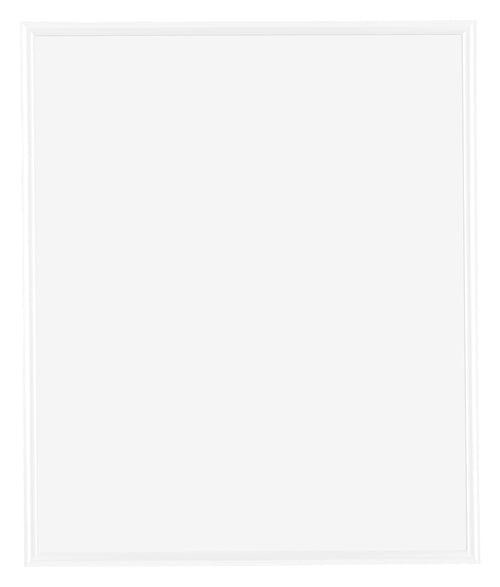 Bordeaux Kunststoff Bilderrahmen 55x65cm Weiss Hochglanz Vorne | Yourdecoration.de