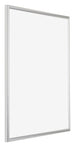 Bordeaux Kunststoff Bilderrahmen 60x70cm Silber Vorne Schrag | Yourdecoration.de