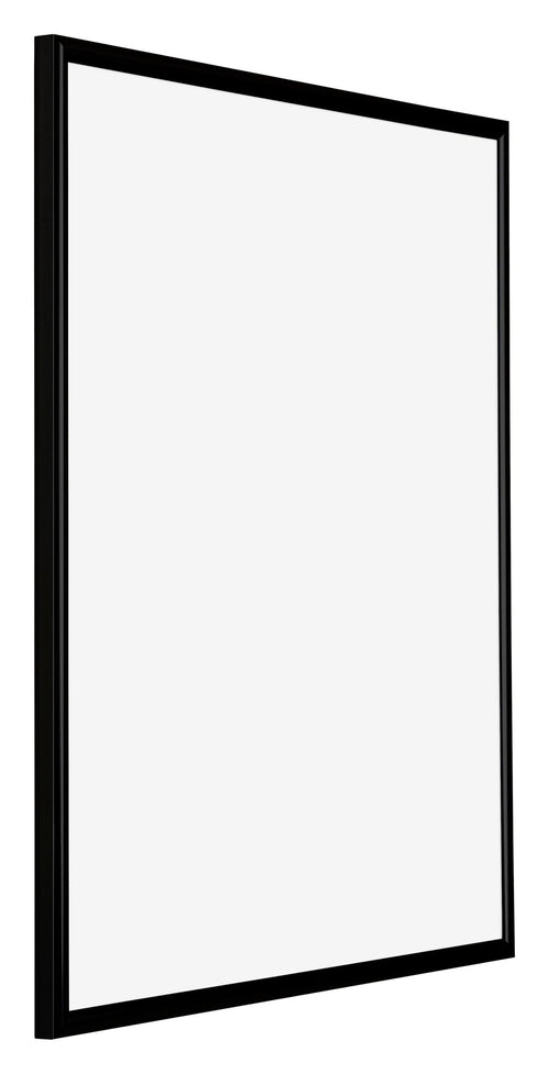 Bordeaux Kunststoff Bilderrahmen 70x90cm Schwarz Matt Vorne Schrag | Yourdecoration.de