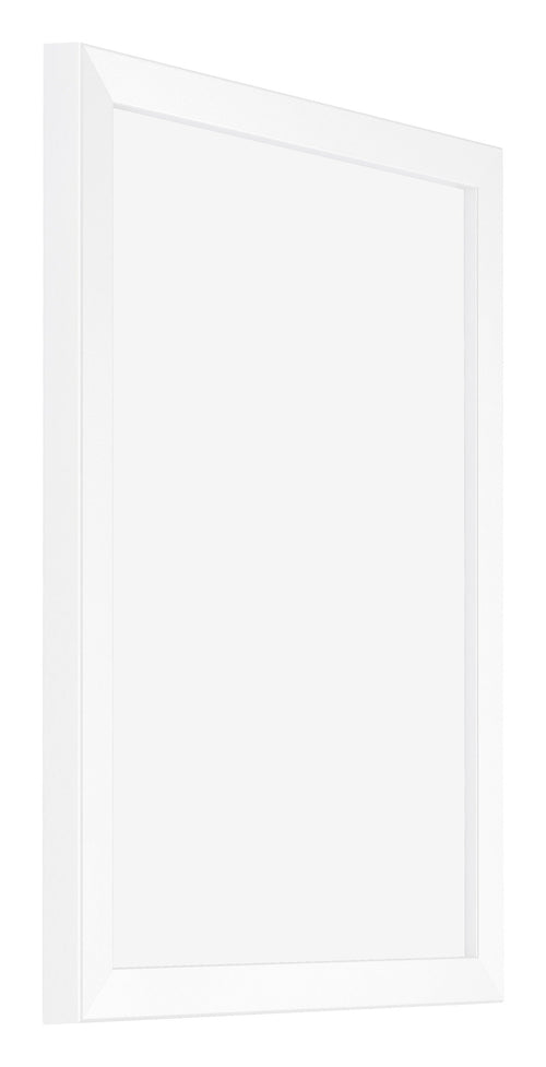 Catania MDF Bilderrahmen 18x24cm Weiss Vorne Schrag | Yourdecoration.de