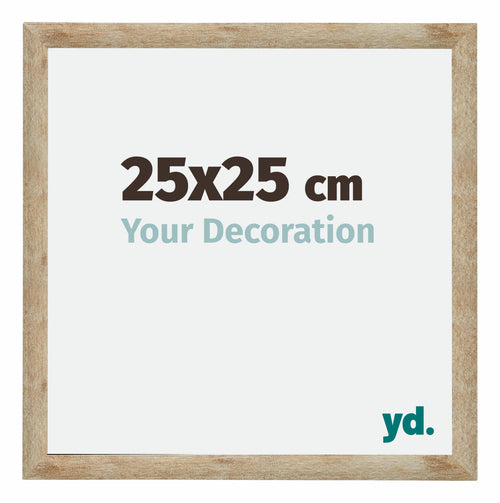 Catania MDF Bilderrahmen 25x25cm Gold Messe | Yourdecoration.de